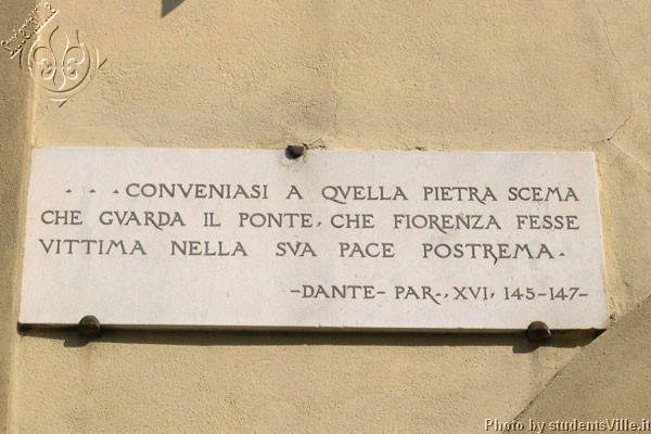 Paradiso di Dante (600Wx400H) - Dante, Paradiso Canto XVI (145-147).
You can find this inscription on Ponte Vecchio. 