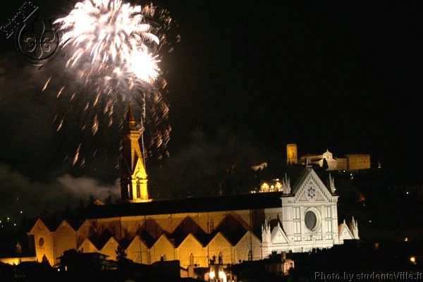 Firework  (600Wx400H) - Fireworks in Florence, the night of San Giovanni (24th of June). (Photo by Marco De La Pierre) 
