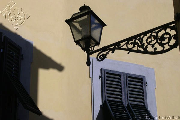 Shadows (600Wx400H) - Vision of windows, street lamps and shadows in Santo Spirito. Spring 2004. (Photo by Marco De La Pierre) 