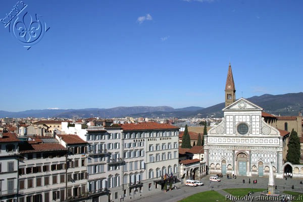Santa Maria Novella (600Wx400H) - Santa Maria Novella (square and church) viewed from a terrace in a perfect january day.(Photo by Marco De La Pierre) 